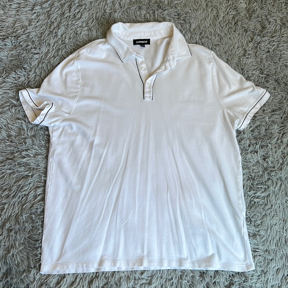 Express polo. Size XL. White.